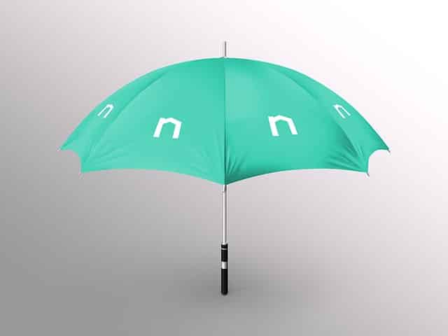 Next Moving insurance logo on an umbrella represents that all Next Moving local movers and long distance movers provide all types of moving insurance for free for all clients.