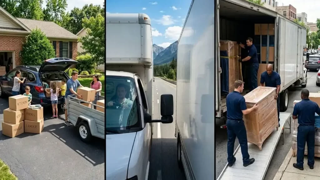 Long distance moving pods at home - cross country moving options