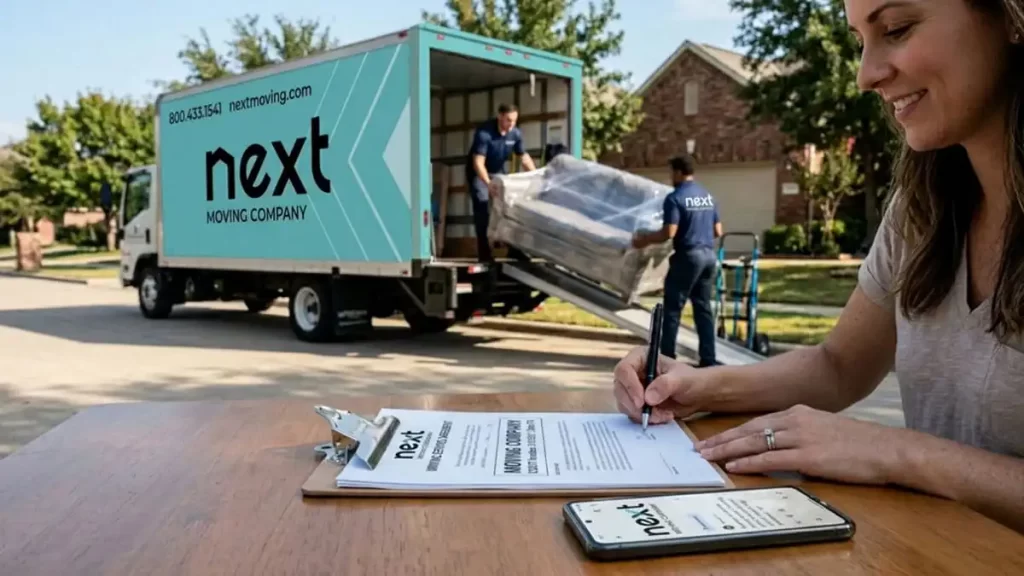 Out of state moving companies near me loading household for relocation