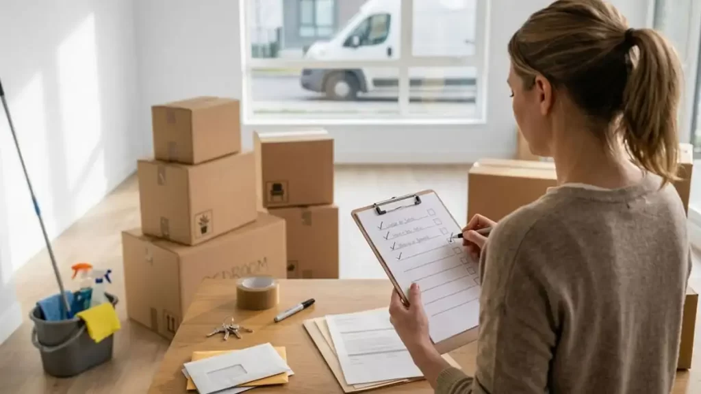 Moving address change checklist - places to change address when moving