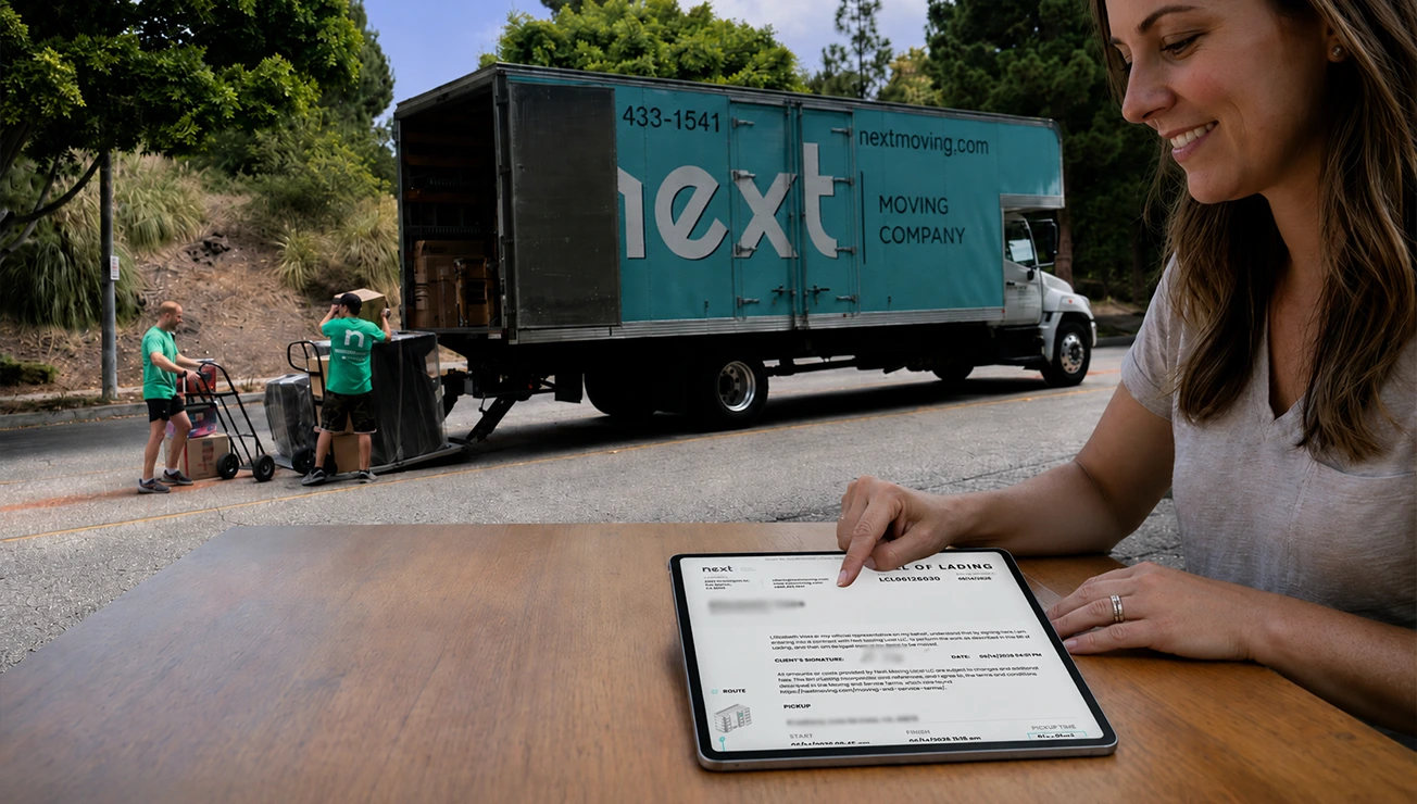 Out of state moving companies near me loading household for relocation