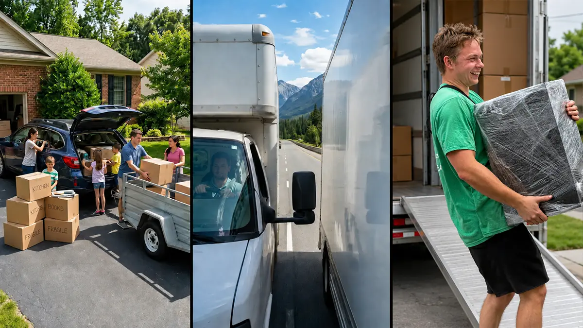 Long distance moving pods at home - cross country moving options